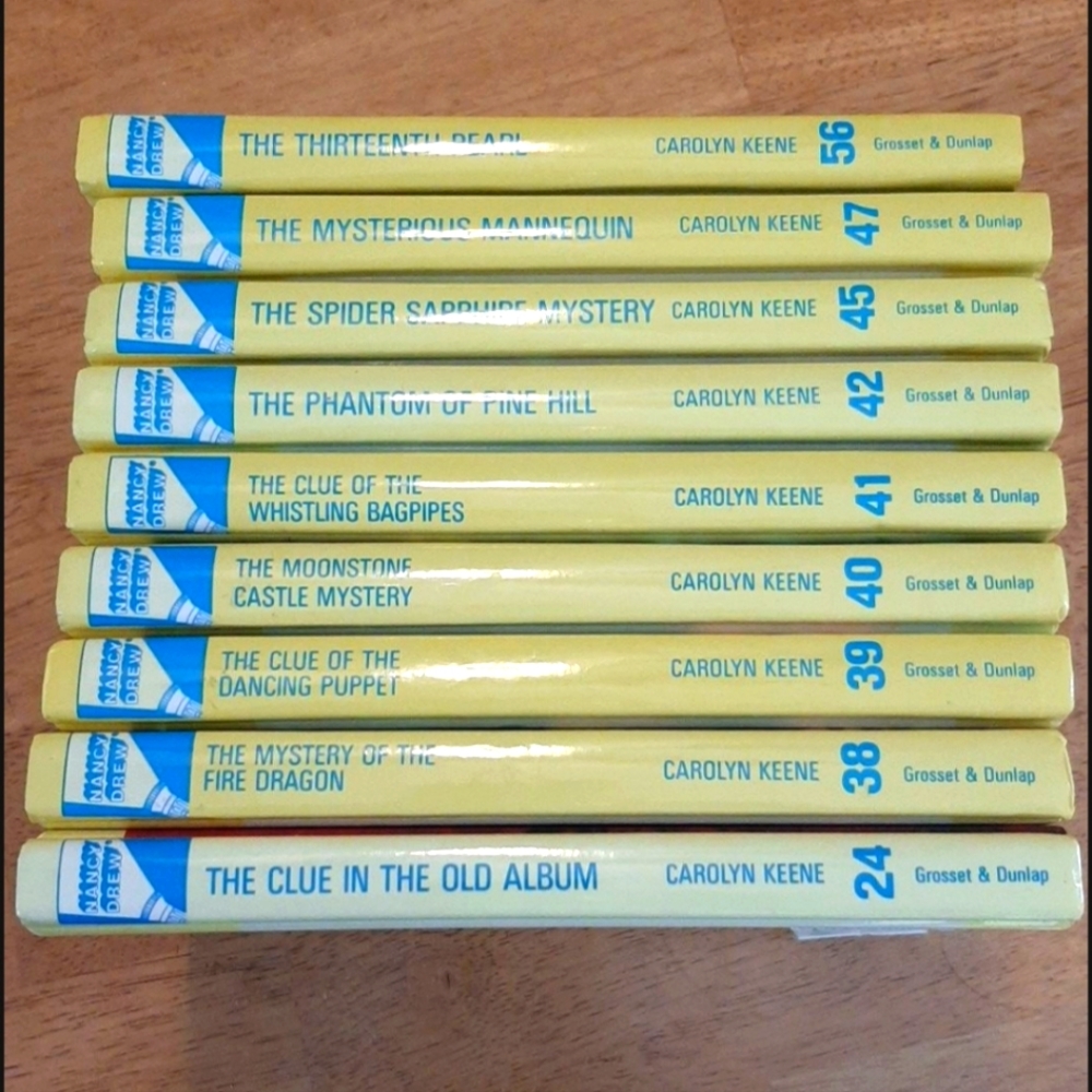 Nancy Drew Set of 9 books